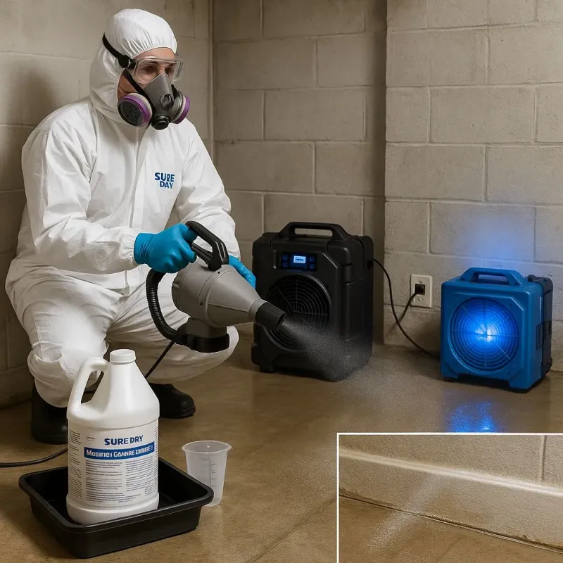 Sanitization and Odor Removal process in Nokesville, VA